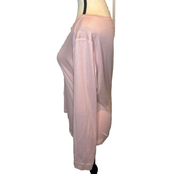 Women’s Patagonia Apilene PINK w/Buttons Knit Long Sleeve Top Shirt Polyester L - Picture 4 of 9